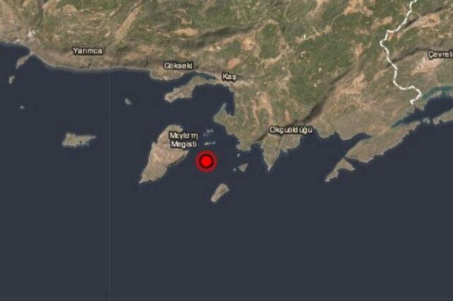 Σεισμός 4,3 Ρίχτερ στην Τουρκία – Αισθητός στο Καστελόριζο