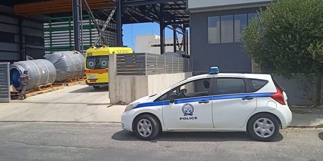 Ηράκλειο: Εργατικό δυστύχημα στη Βιομηχανική Περιοχή – Νεκρός ένας 45χρονος