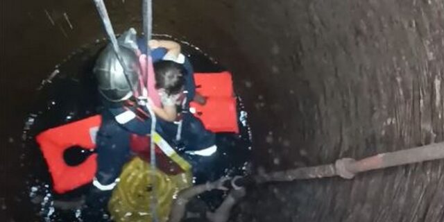 Κέρκυρα: Βίντεο ντοκουμέντο από τον απεγκλωβισμό γιαγιάς και εγγονής που έπεσαν σε πηγάδι