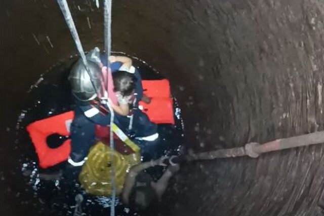 Κέρκυρα: Βίντεο ντοκουμέντο από τον απεγκλωβισμό γιαγιάς και εγγονής που έπεσαν σε πηγάδι