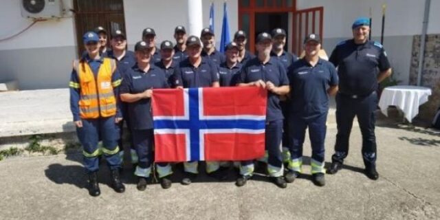 Με τους Πυροσβέστες από Φινλανδία και Νορβηγία συναντήθηκε ο Υπουργός Πολιτικής Προστασίας