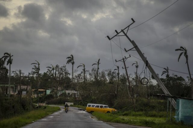 Κούβα: Χωρίς ρεύμα όλη η χώρα μετά το χτύπημα του κυκλώνα Ίαν