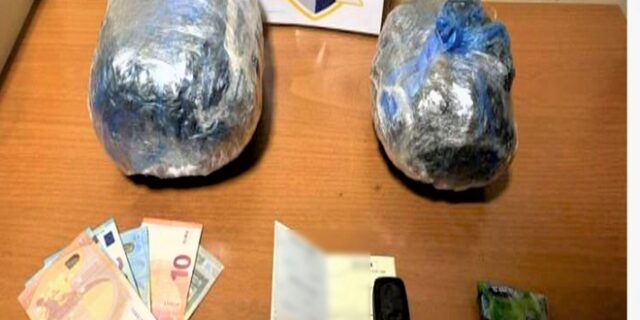 Χειροπέδες σε 4 ατομα για ναρκωτικά – Κατασχέθηκε σχεδόν 1,5 κιλό κάνναβης
