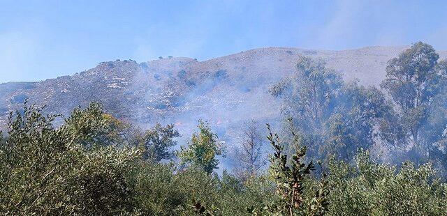 Φωτιά στα Χανιά – Ζητήθηκε η συνδρομή εναέριων μέσων
