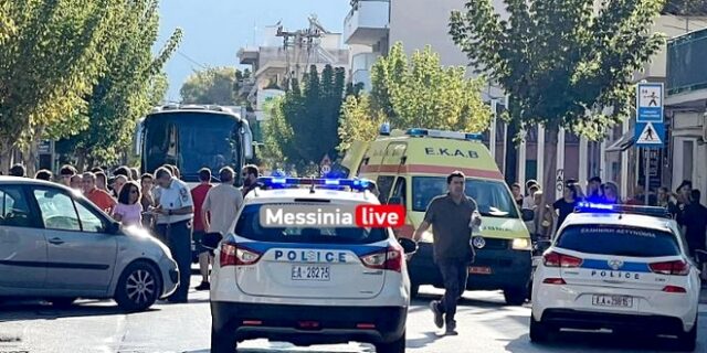 Καλαμάτα: Αυτοκίνητο παρέσυρε και τραυμάτισε μαθητές και οδηγό μηχανής – Νοσηλεύονται δύο 15χρονοι