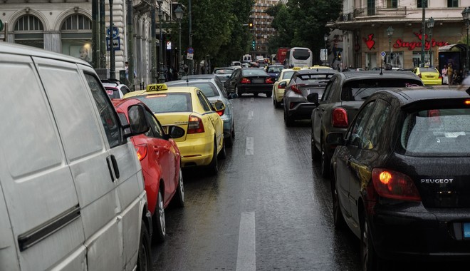 Κίνηση στους δρόμους: Κυκλοφοριακή συμφόρηση στο κέντρο της Αθήνας – LIVE ΧΑΡΤΗΣ