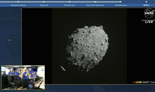 DART: Η NASA εμβόλισε τον αστεροειδή “Δίμορφο” και έγραψε ιστορία – Εντυπωσιακές εικόνες