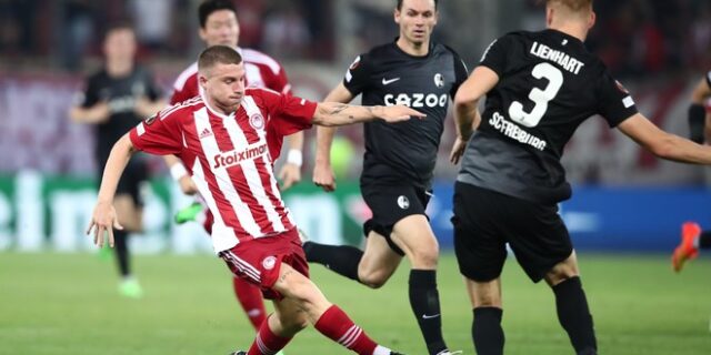 Ολυμπιακός – Φράιμπουργκ 0-3: Περίπατος των Γερμανών στο Καραϊσκάκης, τελευταίοι οι ερυθρόλευκοι στον όμιλό τους