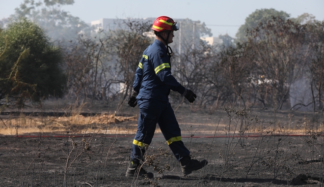 Κεφαλονιά: Χωρίς ενεργό μέτωπο η φωτιά στη Σκάλα