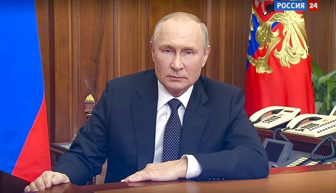 Διάγγελμα Πούτιν: Κήρυξε μερική επιστράτευση – “Δεν μπλοφάρω για τα πυρηνικά”