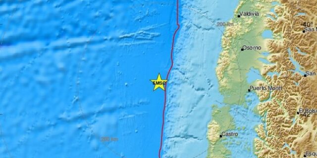 Σεισμός 6,2 Ρίχτερ στη Χιλή