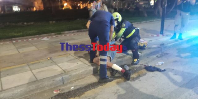 Θεσσαλονίκη: Άγρια συμπλοκή με μαχαίρια – Δύο σοβαρά τραυματίες