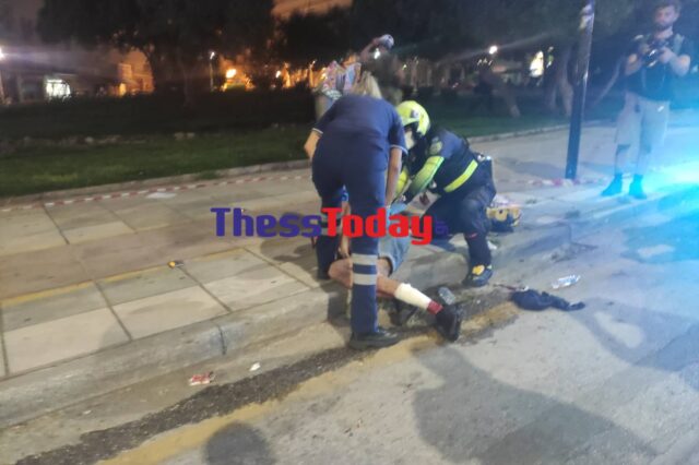 Θεσσαλονίκη: Άγρια συμπλοκή με μαχαίρια – Δύο σοβαρά τραυματίες