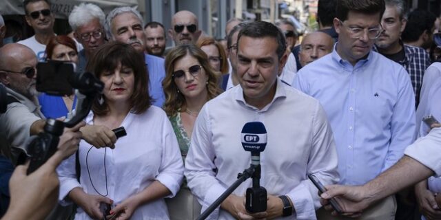 Τσίπρας: Ο κ. Μητσοτάκης ακούει τις συνομιλίες των αντιπάλων του αλλά όχι την απόγνωση της κοινωνίας