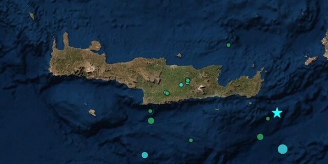 Σεισμός 5,2 Ρίχτερ ανοιχτά της Κρήτης