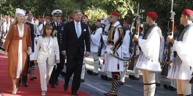 Στην Αθήνα το βασιλικό ζεύγος της Ολλανδίας