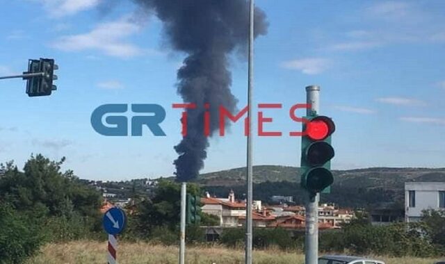 Θεσσαλονίκη: Φωτιά σε αποθήκη – Μεγάλη κινητοποίηση της πυροσβεστικής