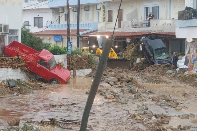 Κρήτη: Εικόνες αποκάλυψης από την κακοκαιρία – Ανυπολόγιστες καταστροφές