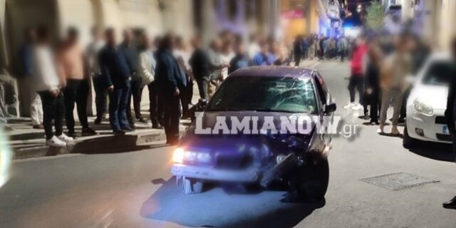 Λαμία: Τρελή πορεία οδηγού που έχασε τον έλεγχο του αυτοκινήτου – Μια ελαφρά τραυματίας
