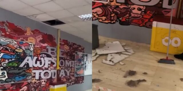 Ηγουμενίτσα: Έπεσαν τμήματα της οροφής στο 2ο Λύκειο – Διακόπηκαν τα μαθήματα