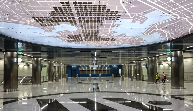 Μετρό Πειραιά: Εικόνες από τους τρεις νέους σταθμούς που εγκαινιάστηκαν