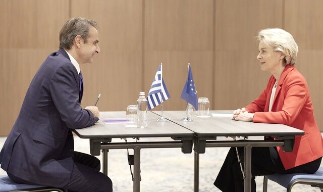 Μητσοτάκης σε φον ντερ Λάιεν: “Η ΕΕ να στηρίξει αποφασιστικά την Ελλάδα απέναντι στην τουρκική επιθετικότητα”