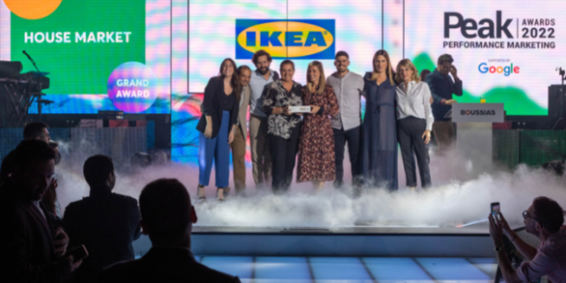 Η ΙΚΕΑ αναδείχθηκε ως Performance Brand of the Year στα Peak Performance Marketing Awards 2022