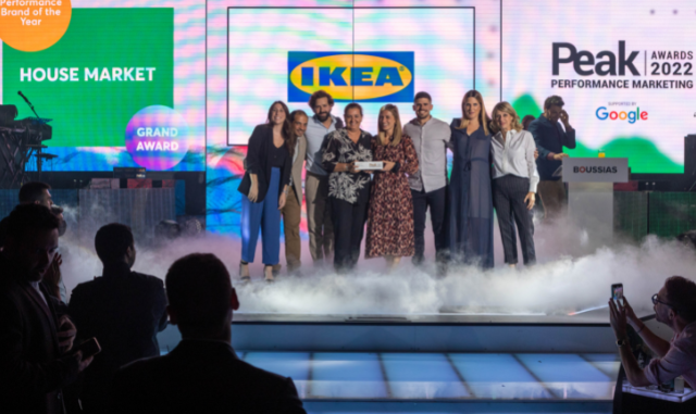 Η ΙΚΕΑ αναδείχθηκε ως Performance Brand of the Year στα Peak Performance Marketing Awards 2022
