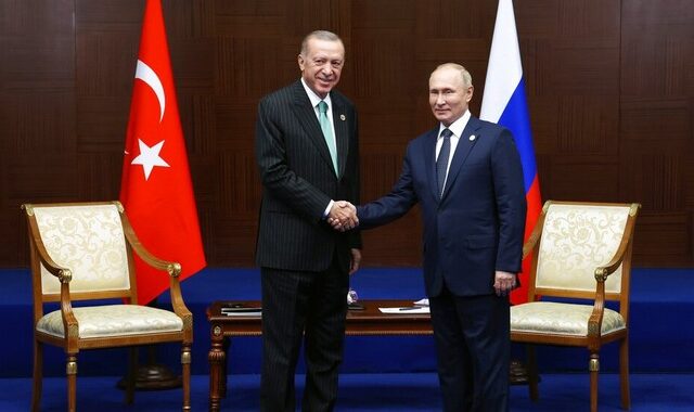 Ερντογάν – Πούτιν: Εντολή για δημιουργία κόμβου φυσικού αερίου στην Ανατολική Θράκη