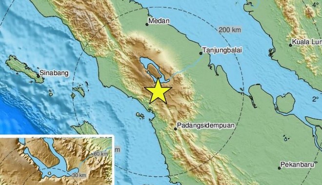 Ινδονησία: Σεισμός 5,8 Ρίχτερ στη βόρεια Σουμάτρα – Ένας νεκρός