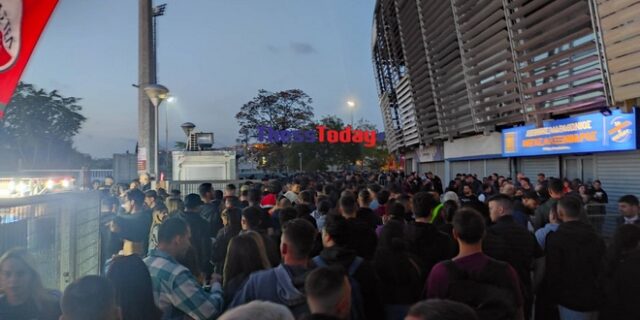 ΛΕΞ: Ουρές κόσμου τρεις ώρες πριν τη συναυλία στο Καυτανζόγλειο – Γεμίζει το στάδιο