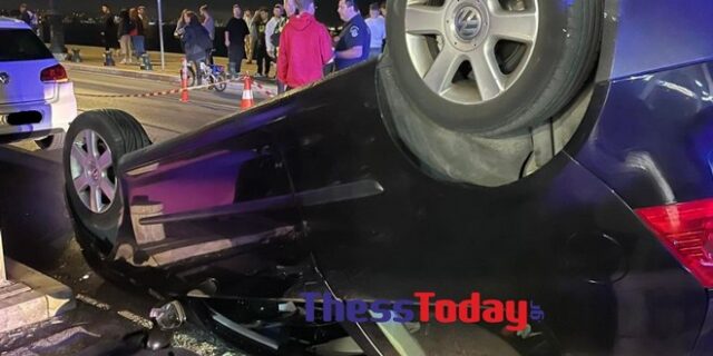 Θεσσαλονίκη: Σοβαρό τροχαίο με τρία ΙΧ στην παραλιακή – Δύο τραυματίες