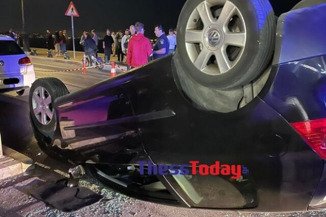 Θεσσαλονίκη: Σοβαρό τροχαίο με τρία ΙΧ στην παραλιακή – Δύο τραυματίες