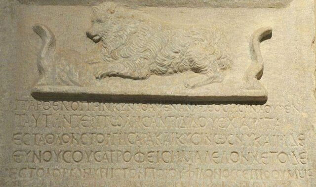Μυτιλήνη: Συγκλονίζει η στήλη στον τάφο σκυλίτσας στην αρχαία ακρόπολη