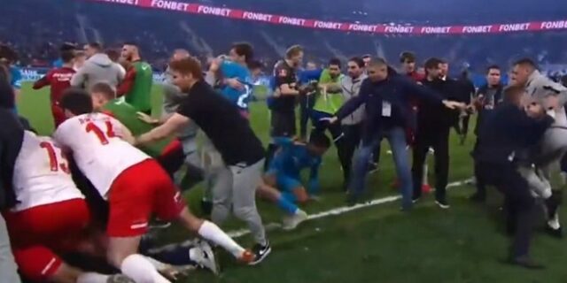 Ανεξέλεγκτο ξύλο στο ματς της Ζενίτ με τη Σπαρτάκ Μόσχας
