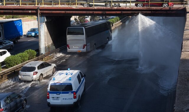 Κίνηση στους δρόμους: Ουρές χιλιομέτρων στον Κηφισό, έσπασε σωλήνας υδροδότησης  – LIVE ΧΑΡΤΗΣ