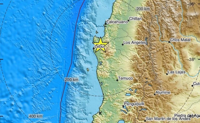 Σεισμός 6,2 Ρίχτερ στην κεντρική Χιλή