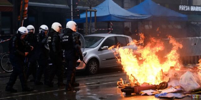 Μουντιάλ 2022: Άγρια επεισόδια στις Βρυξέλλες μετά το Βέλγιο-Μαρόκο