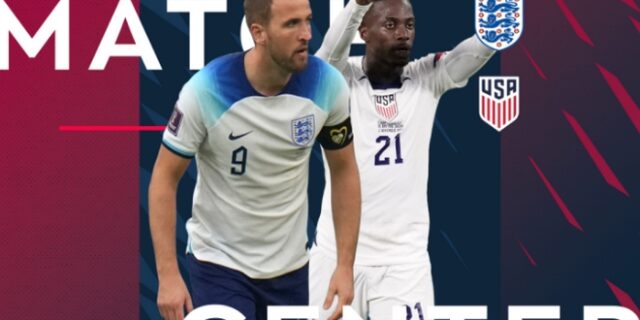 LIVE η μονομαχία Αγγλίας – ΗΠΑ για το Μουντιάλ