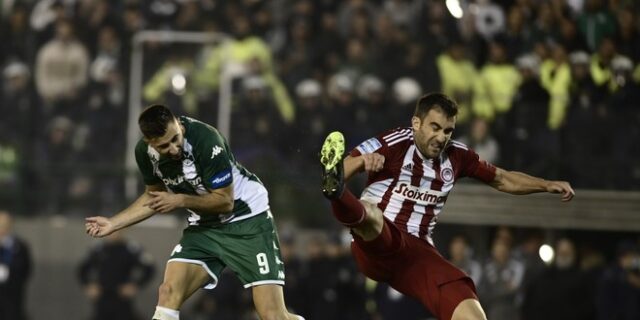 Παναθηναϊκός – Ολυμπιακός 1-1: Έμειναν αήττητοι οι πράσινοι με πέναλτι του Σπόραρ στο 103′, έχασαν μεγάλη ευκαιρία οι ερυθρόλευκοι στη Λεωφόρο