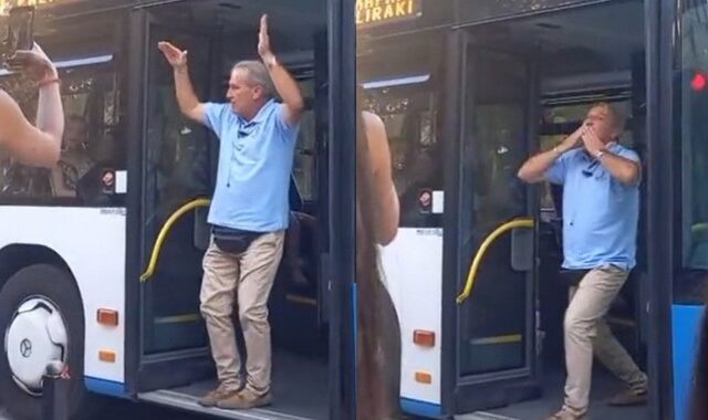 Ρόδος: Οδηγός λεωφορείου άφησε το τιμόνι και άρχισε να χορεύει Φουρέιρα