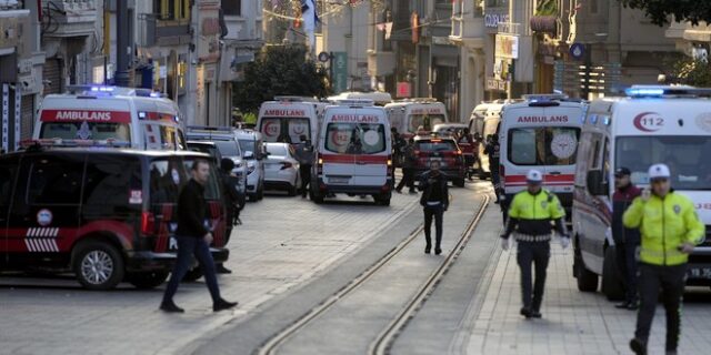 Συναγερμός στην Τουρκία: Έκρηξη κοντά στην Ταξίμ – Έξι νεκροί, πάνω από 50 τραυματίες