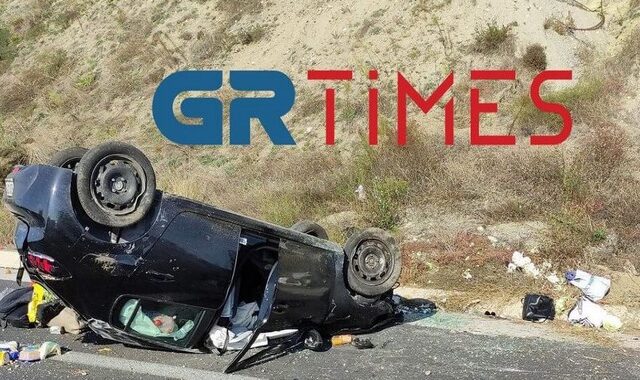 Θεσσαλονίκη: Σοβαρό τροχαίο με τέσσερις τραυματίες στην Εγνατία Οδό