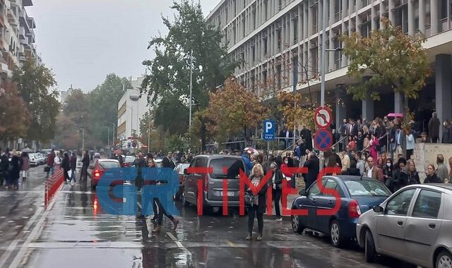 Θεσσαλονίκη: Τηλεφώνημα για βόμβα στα δικαστήρια – Εκκενώνεται το κτίριο