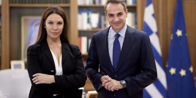 Βάνα Μπάρμπα: Συναντήθηκε στο Μαξίμου με τον Κυριάκο Μητσοτάκη