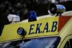 Λάρισα: Περιπέτεια για ασθενή – Ασθενοφόρο εγκλωβίστηκε στα νερά