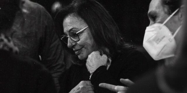 Αλεξίου – Λούλης – Μακρυπούλια σε μία απρόσμενη συνεργασία: Πρώτες φωτογραφίες από την πρόβα τους στο Εθνικό