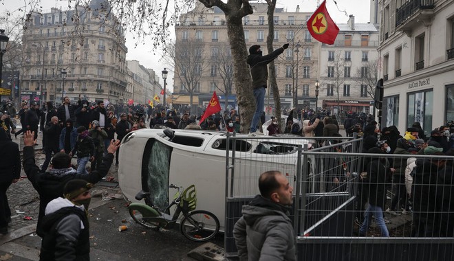 Γαλλία: Νέες συγκρούσεις Κούρδων και αστυνομικών στο Παρίσι