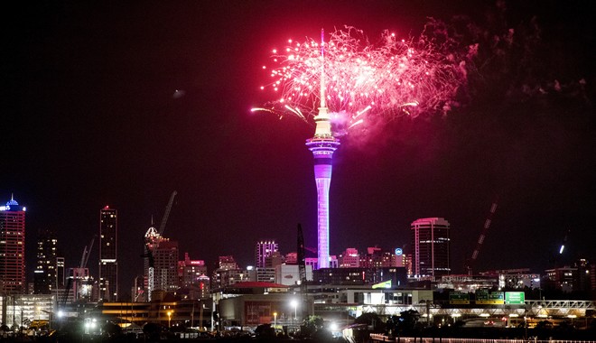 2023: Η Νέα Ζηλανδία υποδέχτηκε θεαματικά τη νέα χρονιά