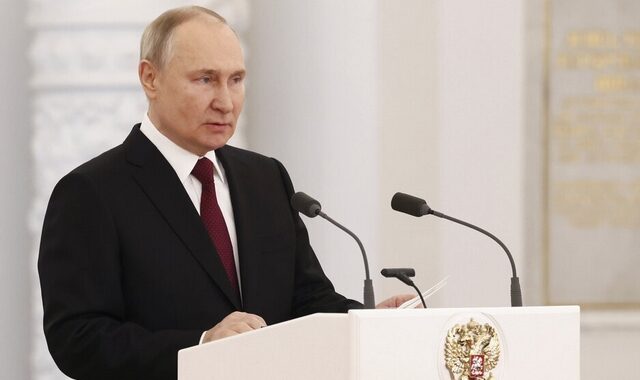 Πούτιν: Θα συνεχίσουμε τα πλήγματα κατά ουκρανικών ενεργειακών υποδομών